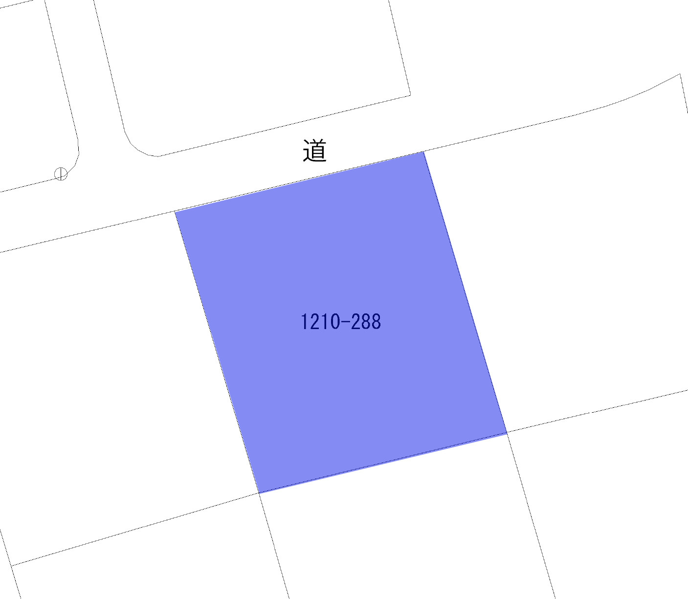 南草津羽根尾別荘地③の土地図