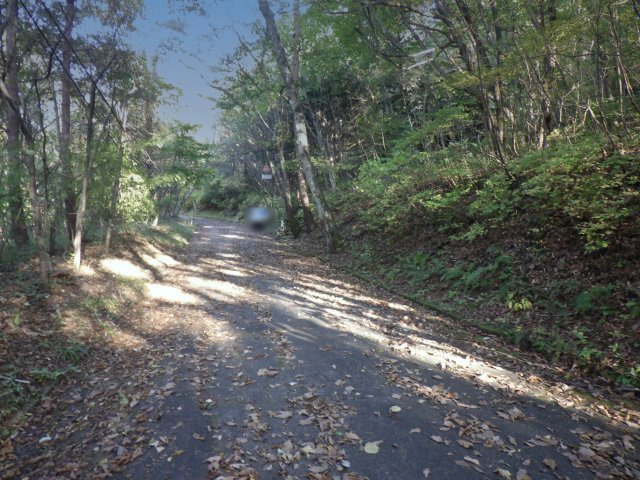 南草津羽根尾別荘地③の前面道路含む現地写真