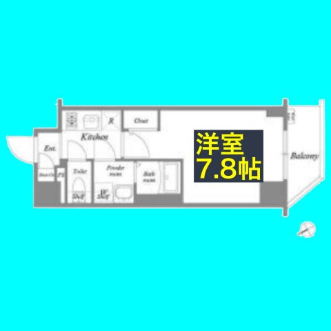 エスリード新栄デュオの間取り