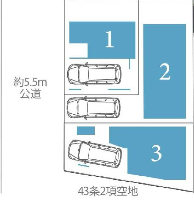 金沢区富岡東1丁目　新築戸建て　第3の区画図