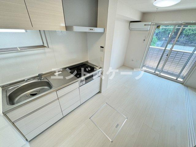 ブルーサファイア　Ａのキッチン|高崎、前橋、伊勢崎エリアのお部屋探しはエンドスケープまで！お客様の理想お聞かせ下さい♪
建具や設備の色が異なる場合があります。