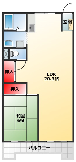 【間取り】 | プレジール堺