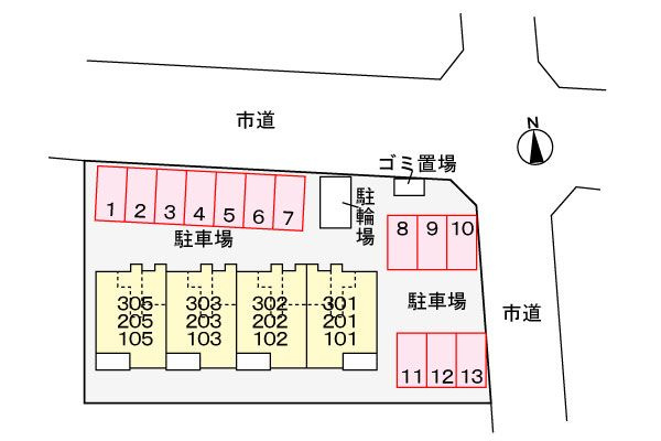 デ・レーヴ　　　刈谷市の賃貸はクラスホーム刈谷店の駐車場