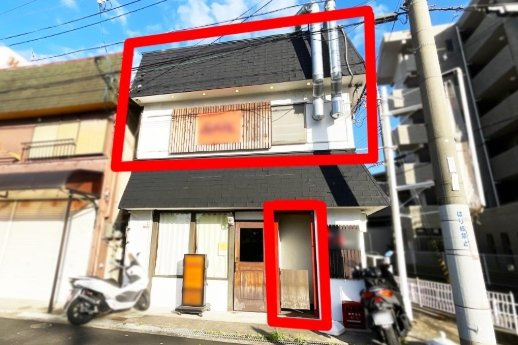 枚方市上島町店舗の外観