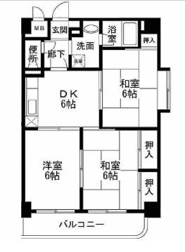 プラントパイン御影の間取り
