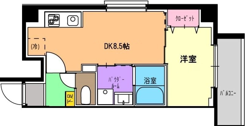 パラシオテルマス池上の間取り|間取りです。