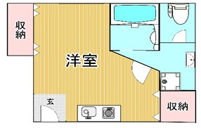謙徳ビルの間取り