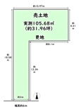 右京区西京極午塚町　建築条件なしの画像