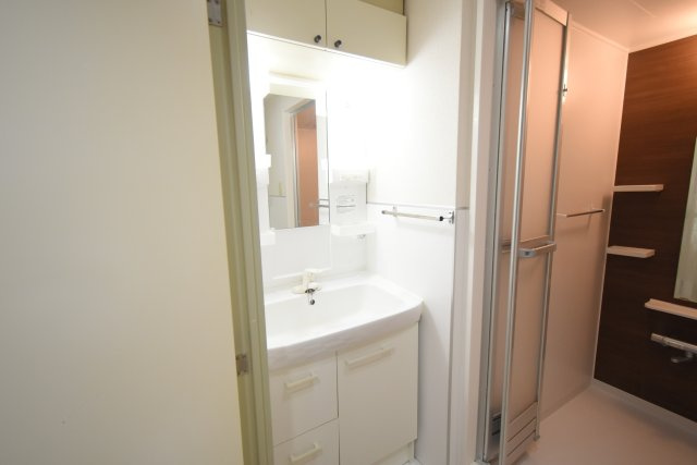 グレイスコート多摩川の洗面所|脱衣スペースもあります