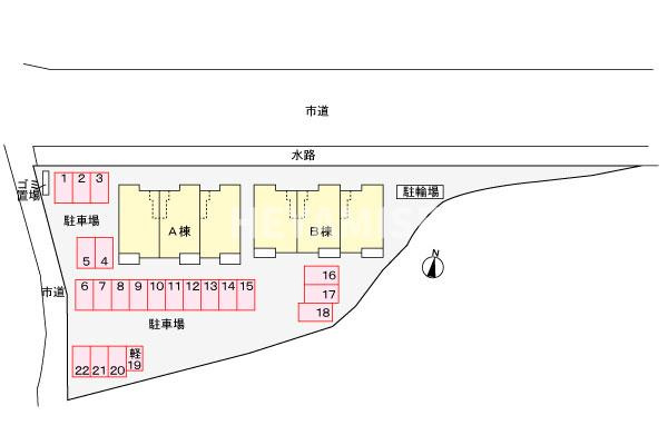 インプレス　ステージAの区画図