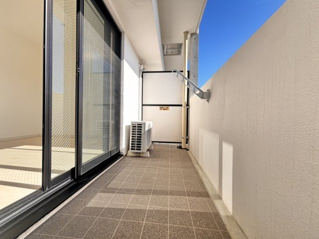 熊本市中央区白山３丁目の賃貸マンションのバルコニー