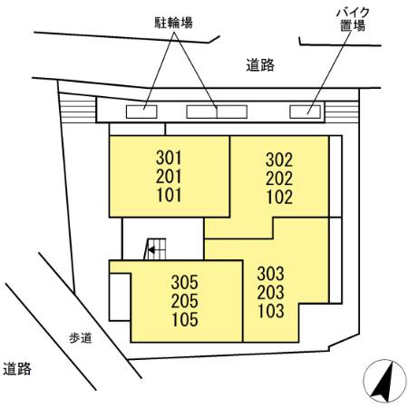 D Paina Odoribaの区画図