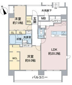 Ｃａｓａ Ｖｉａの間取り