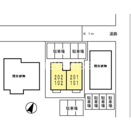 エトワール桜馬場の区画図