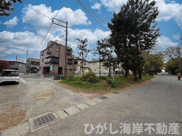 中郡大磯町大磯　売地　全２区画の前面道路含む現地写真|現地外観