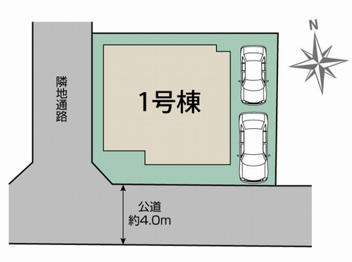 【仲介手数料０円】秦野市鶴巻南3丁目　新築一戸建ての区画図|秦野市鶴巻南3丁目　新築一戸建て