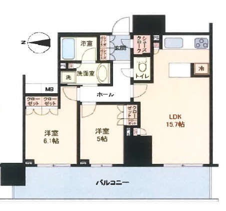 パークホームズ川越新富町アドーアの間取り