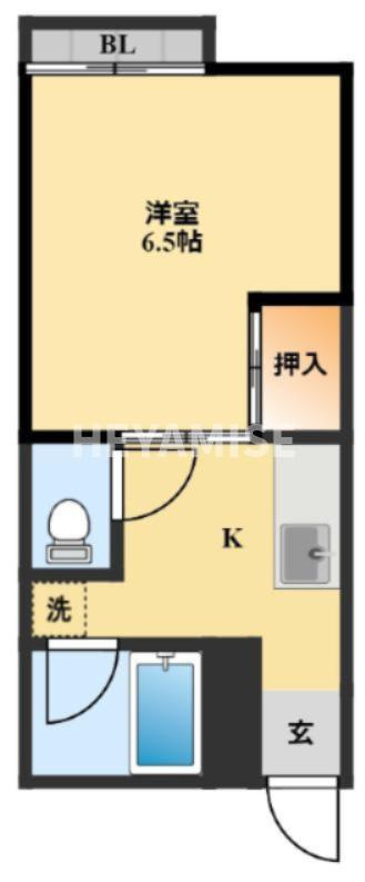 フェリーチェはやまの間取り