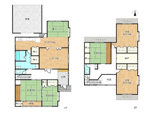 【間取り】 | 姫路市飾磨区阿成渡場／中古戸建