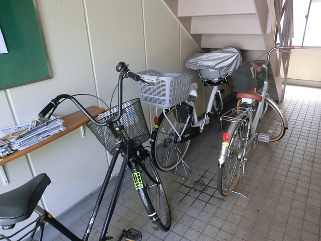 サンフラットのその他共用部分|自転車置けます。
