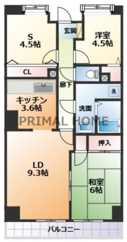 【間取り】 | セレス菅田