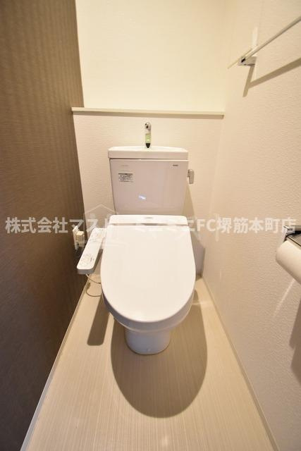大阪市東成区中道３丁目の賃貸マンションのトイレ
