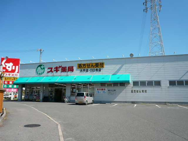 エクセルハイツ岡田の周辺|スギ薬局大平店まで371ｍ