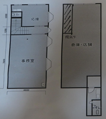西住之江２丁目店舗の間取り