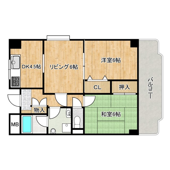 【間取り】 | 新栄プロパティー泉佐野