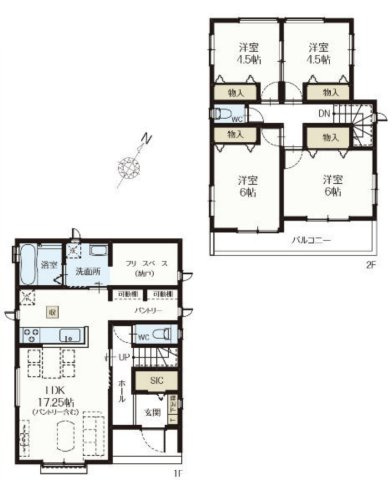 北本市宮内2期〈3工期〉　新築戸建　全4棟　T号棟の画像