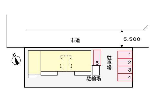 パイン荒田　　刈谷市近郊の賃貸ならクラスホーム刈谷店の駐車場