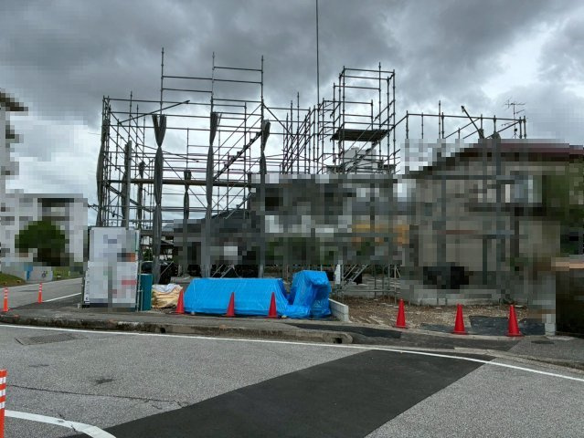 「好アクセス」高知市鴨部2期2棟　2号棟新築戸建ての前面道路含む現地写真|※5月24日撮影