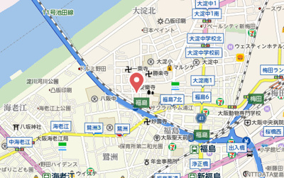 【地図】 | ポルト・ボヌール梅田WEST