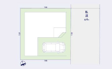 【区画図】 | 蕨市南町2丁目　新築戸建 | 奥行きのあるバルコニーが魅力の新邸！東南向きで暖かい陽射しの射し込むLDKは17.3帖と広々♪収納も豊富です。