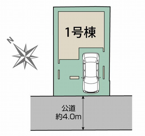 【仲介手数料０円】座間市相模が丘3丁目　新築一戸建ての区画図|座間市相模が丘3丁目　新築一戸建て