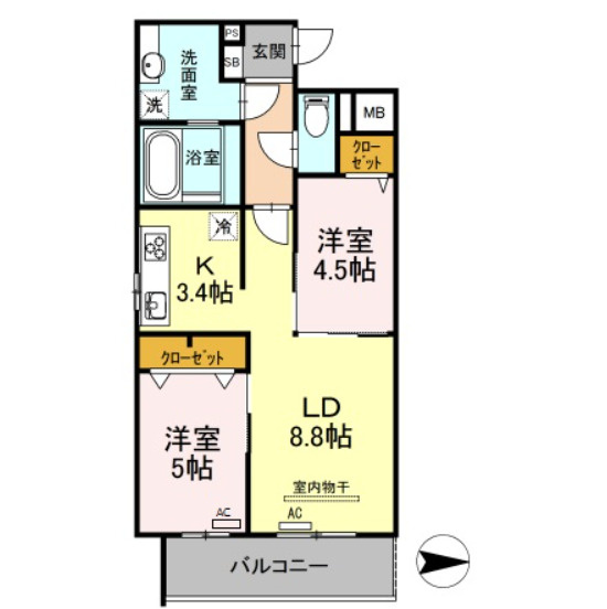 Dimorareの間取り