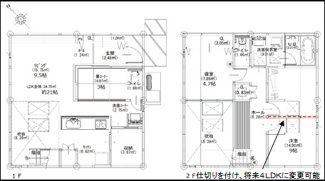 【間取り】 | 彦根市栄町2丁目中古戸建