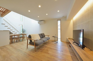【居間・リビング】 | 彦根市栄町2丁目中古戸建 | ※新築時(2018年8月)撮影