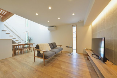【居間・リビング】 | 彦根市栄町2丁目中古戸建 | ※新築時(2018年8月)撮影