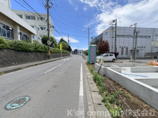藤沢市打戻　新築戸建の前面道路含む現地写真|2026.5.4撮影◇