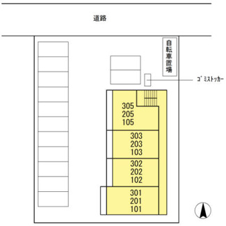 【区画図】 | セジュールオッツ南蔵王