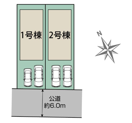 千葉市花見川区さつきが丘2丁目の区画図