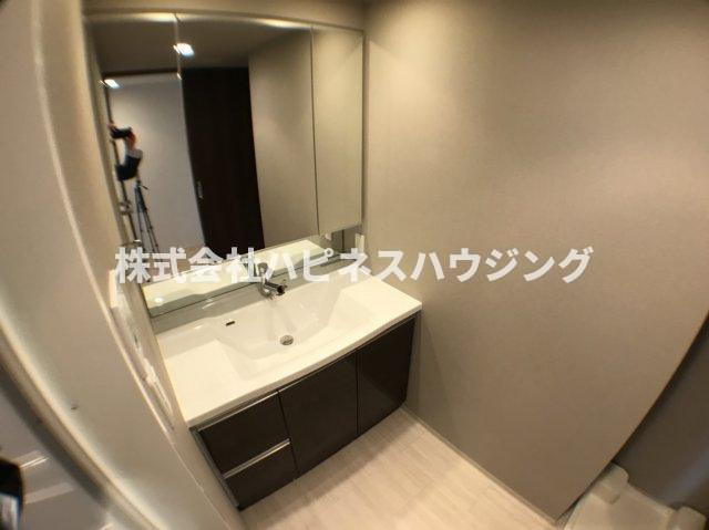 クレストフォルム柏サウスウイングの独立洗面台