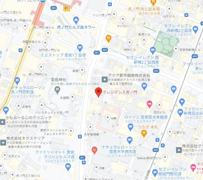 【地図】 | クレジデンス虎ノ門