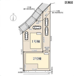 リーブルガーデン鹿児島市中山町の区画図