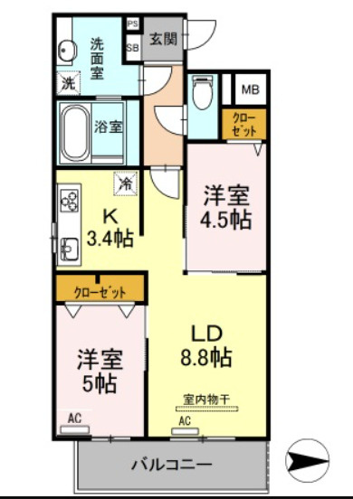 Dimorareの間取り