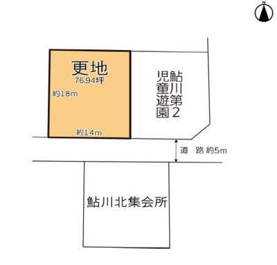 【外観】 | 茨木市鮎川3丁目　建築条件なし土地