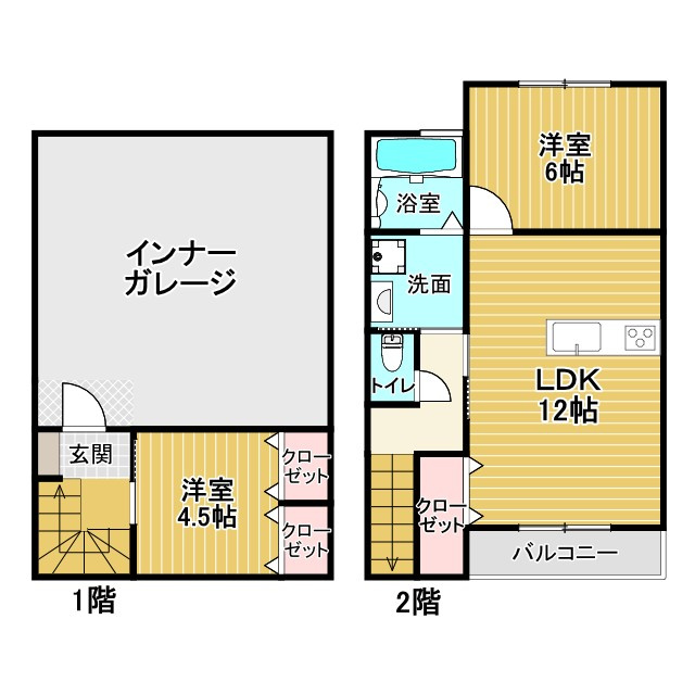 INFINITY Ⅱの間取り
