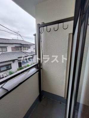【バルコニー】 | 柏座２丁目貸家