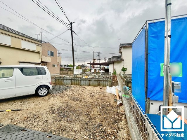 大津市別保2丁目　1期　1号地の前面道路含む現地写真|5月21日　現地写真更新